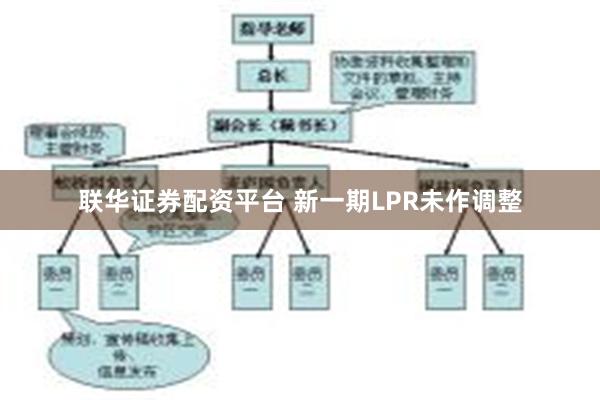 联华证券配资平台 新一期LPR未作调整