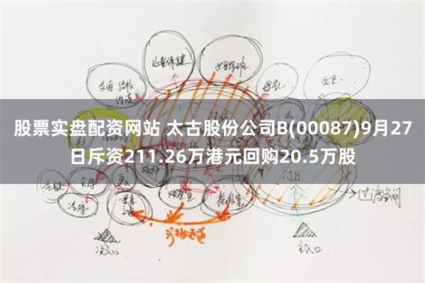 股票实盘配资网站 太古股份公司B(00087)9月27日斥资211.26万港元回购20.5万股